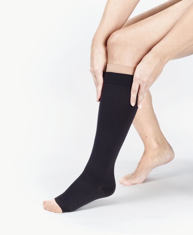 Actico Actico Ulcersys lang schwarz/beige M (1 Set)