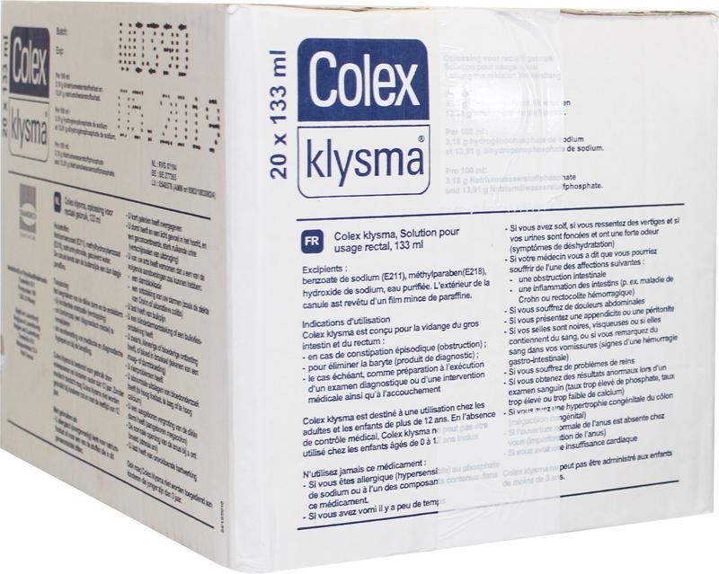 Colex Colex Klistier 133 ml (20 Stück)