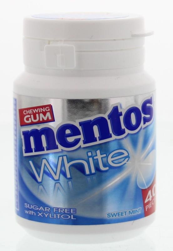 Mentos Kaugummi Sweetmint White Pot (40 Stück)