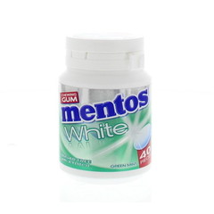 Mentos Gum greenmint white pot (40 Stück)