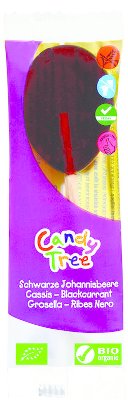 Candy Tree Cassis-Lutscher bio (1 Stück)