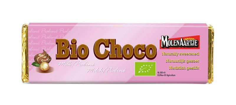 Molenaartje Molenaartje Schokoriegel Milchpraline ohne Zucker Bio (65 gr)