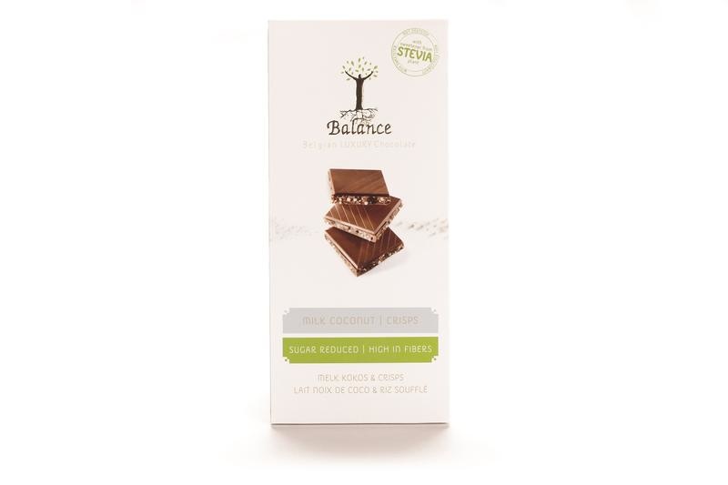Balance Balance Choco Stevia Tablette Milch/Kokoscreme (85 gr)