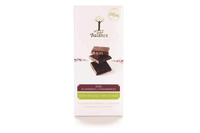 Balance Choco Stevia Tabette reine Heidelbeere (85 gr)