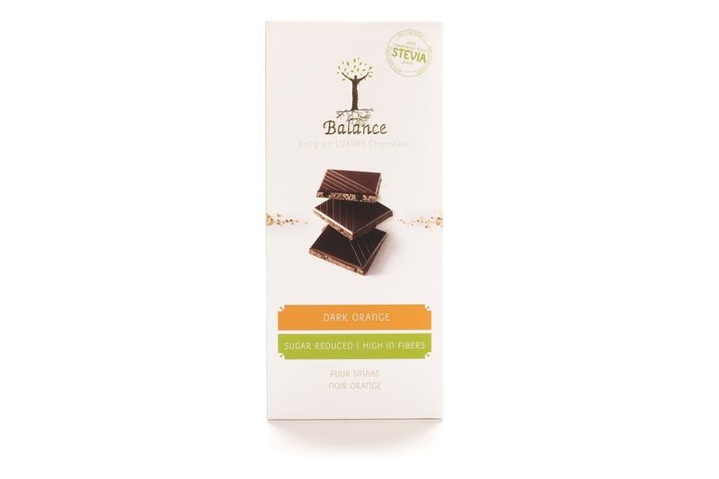 Balance Choco Stevia Tabette reine Orange (85 gr)