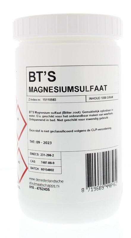 BT's Magnesiumsulfat (1 kg)