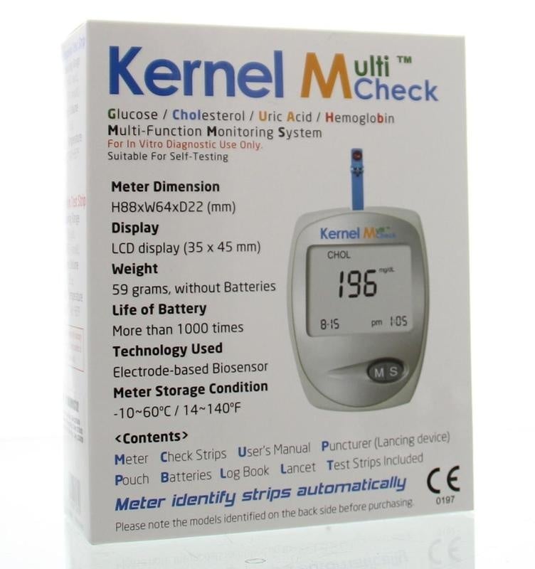 Kernel Kernel Multicheck plus Messgerät HB Glukose Cholesterin (1 Stück)