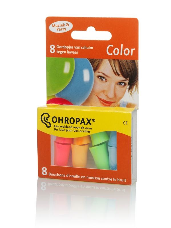 Ohropax Ohropax Ohrstöpsel schallabsorbierende Farbe (8 Stück)