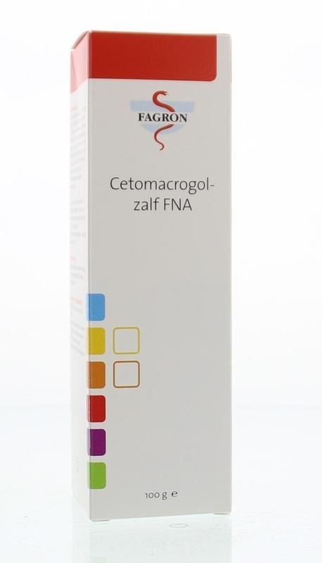 Fagron Cetomacrogol-Salbe FNA-Box und Packungsbeilage (100 gr)