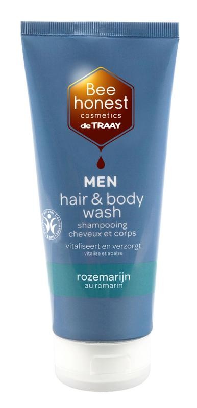 Traay Bee Honest Traay Bee Honest Hair & Body Wash Herren Rosmarin (200 Ml)
