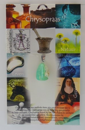 Steengoed Steengoed Anhänger Gesundheitsstein Chrysopras (1 Stück)