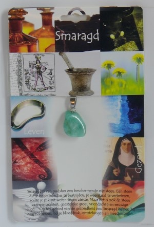 Steengoed Steengoed Anhänger Gesundheitsstein Smaragd (1 Stück)