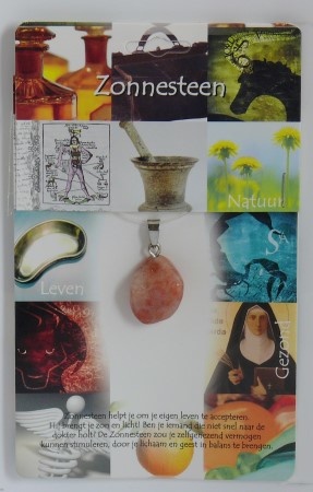 Steengoed Anhänger Gesundheitsstein Sonnenstein (1 Stück)