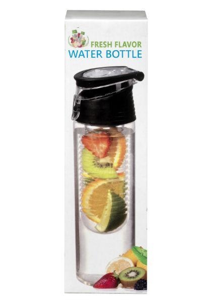 Fresh Flavor Fresh Flavor Wasserflasche schwarz (700 Ml)