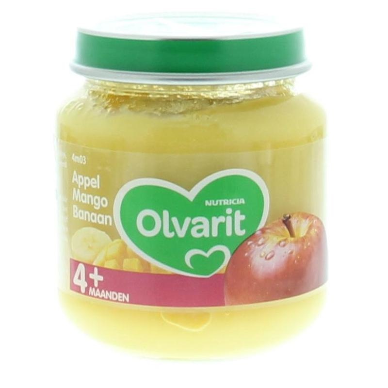 Olvarit Olvarit Apfel-Mango-Banane 4M03 (125 gr)