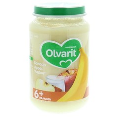 Olvarit Bananen-Apfel-Joghurt 6M50 (200 gr)