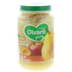 Olvarit Birne Apfel Aprikose 6M55 (200 gr)