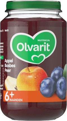 Olvarit Apfel Heidelbeer Birne 6M58 (200 gr)