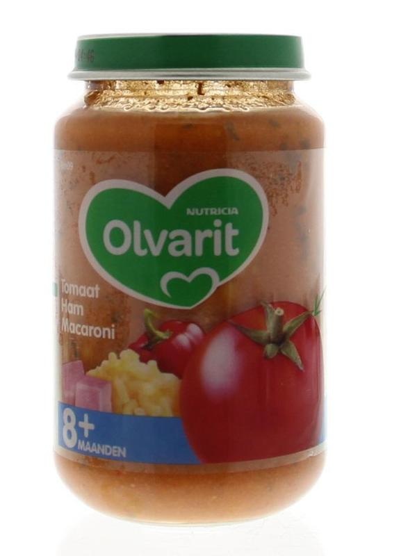 Olvarit Olvarit Tomaten-Schinken-Makkaroni 8M09 (200 gr)