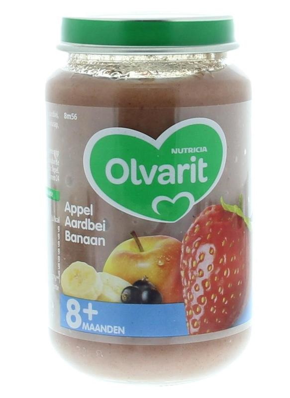 Olvarit Apfel-Erdbeer-Banane 8M56 (200 gr)
