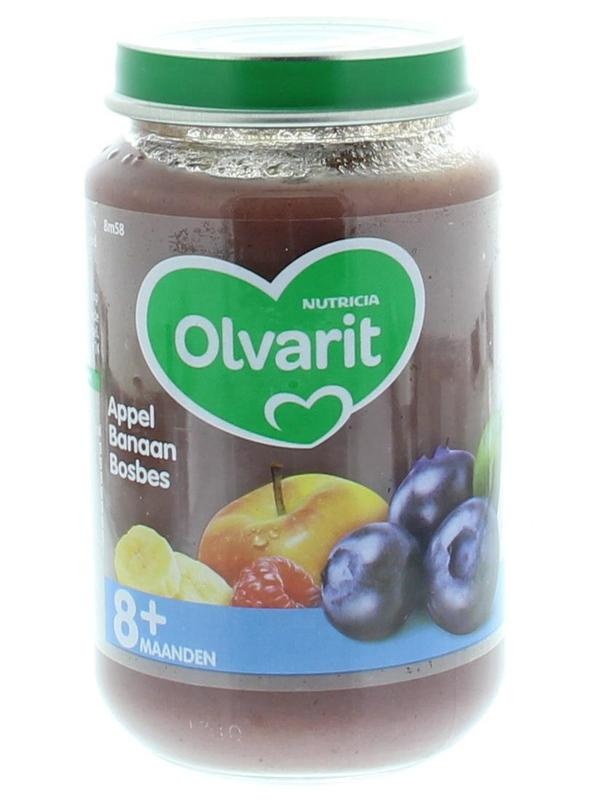 Olvarit Olvarit Apfel Banane Heidelbeere 8M58 (200 gr)
