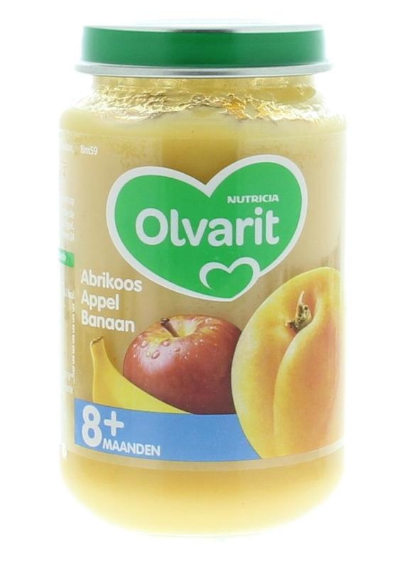 Olvarit Olvarit Aprikose-Apfel-Banane 8M59 (200 gr)