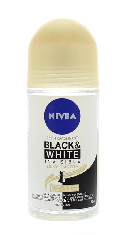 Nivea Deodorant schwarz-weiss glatte Walze 50 ml mit Rabatt kaufen -  VitAdvice BV