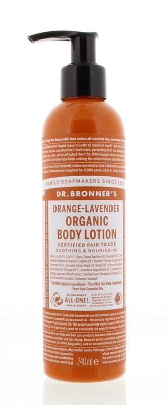 Dr Bronners Dr Bronners Body Lotion Orange/Lavendel (240 Milliliter)