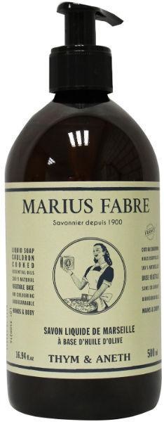 Marius Fabre Marius Fabre Nature Marseille Seife Thymian Dill mit Pumpe (500 ml)