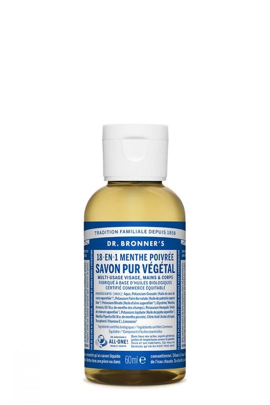 Dr Bronners Flüssigseife Pfefferminze 60 ml