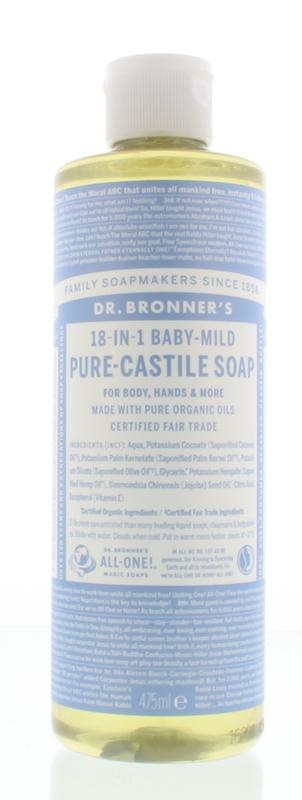 Dr Bronners Dr Bronners Baby Flüssigseife babymild (475 Ml)
