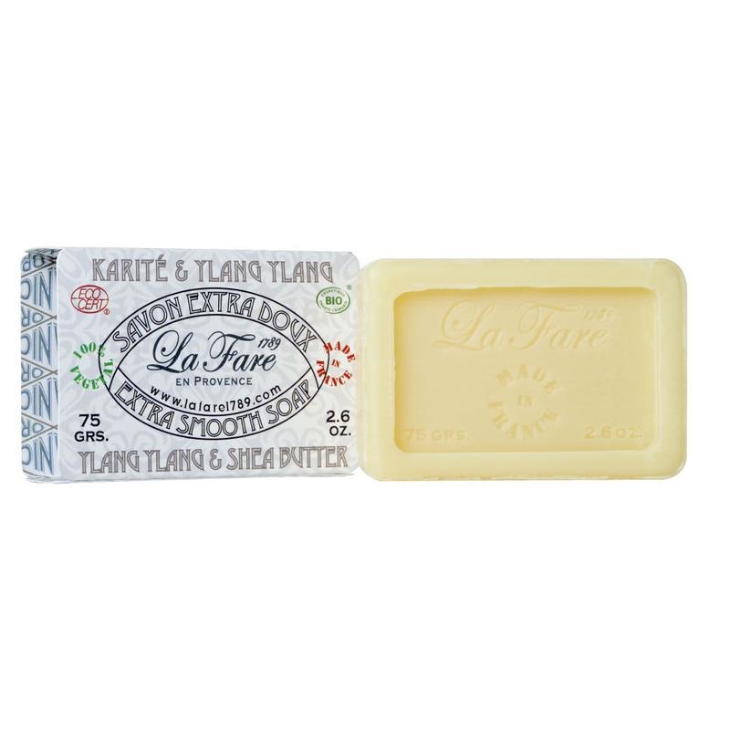 La Fare 1789 La Fare 1789 Seife extra glatt Sheabutter Ylang Ylang (75 gr)