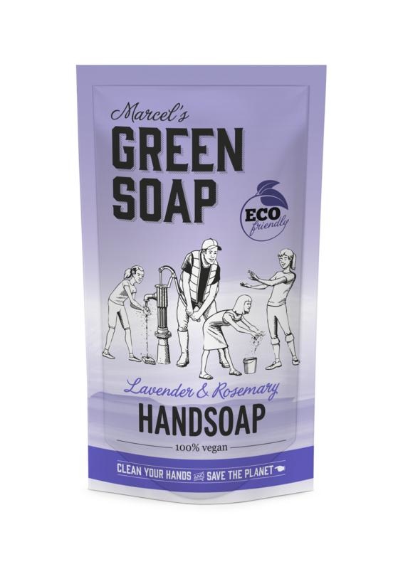 Marcel's GR Soap Handseife Lavendel & Rosmarin Nachfüllpackung (500 Ml)