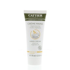 Cattier Handcreme weiße Tonerde (75 ml)