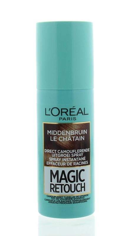 Loreal Magic Retouch mittelbraunes Spray (75 Ml)