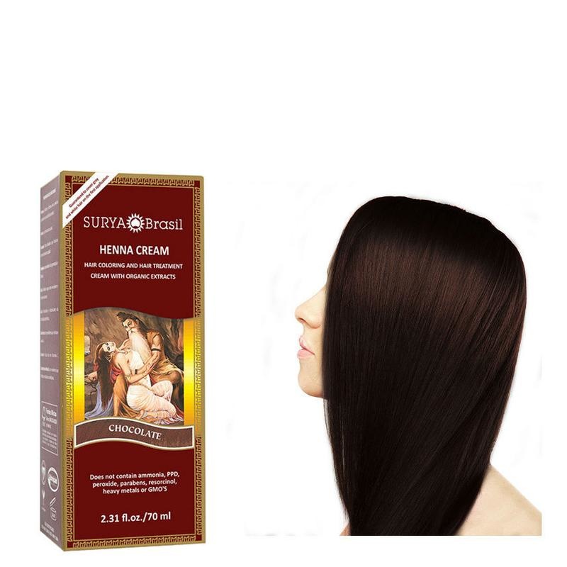 Surya Brasil Henna HaarfärbeCreme Schokolade (70 Ml)