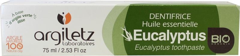 Argiletz Argiletz Zahnpasta Eukalyptus Bio (75 Ml)