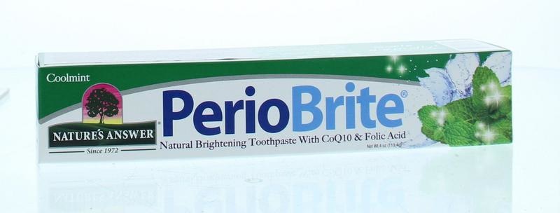 Natures Answer Periobrite natürliche Zahnpasta 22 Kräuter und Q10 (113 Gramm)
