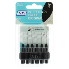 Tepe Interdentalbürste Größe 8 1,5 mm schwarz (6 Stück)