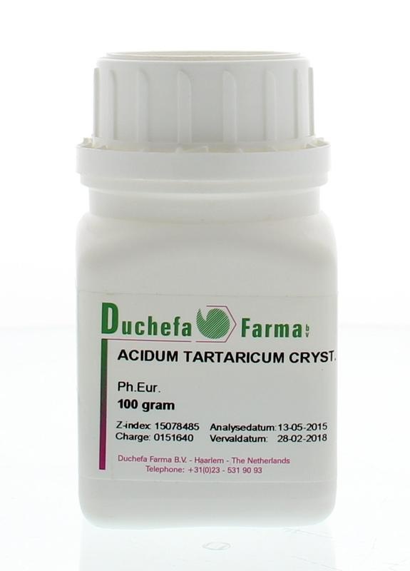 Duchefa Farma Duchefa Farma Acidum tartaricum Kristall (100 gr)