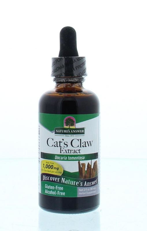 Natures Answer Katzenkrallenextrakt Uncaria tomentosa alkoholfrei (60 Ml)