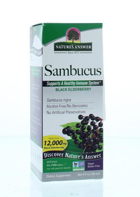 Natures Answer Sambucus-Holunder-Extrakt alkoholfrei (120 Ml)