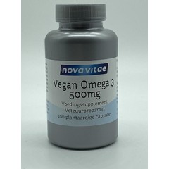 Nova Vitae Veganes Omega 3 500 mg (100 vegetarische Kapseln)