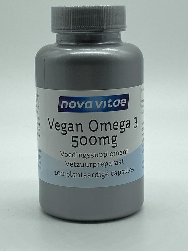 Nova Vitae Nova Vitae Veganes Omega 3 500 mg (100 vegetarische Kapseln)