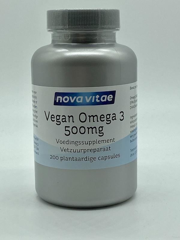 Nova Vitae Veganes Omega 3 500 mg (200 VCaps)