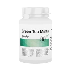 Nutriphyt Pfefferminzbonbons aus grünem Tee (120 Tabletten)