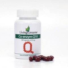 Livinggreens Coenzym Q10 30 mg (180 Caps)