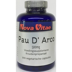 Nova Vitae Pau d&#39;Arco 500 mg Extrakt 5:1 (200 Kapseln)