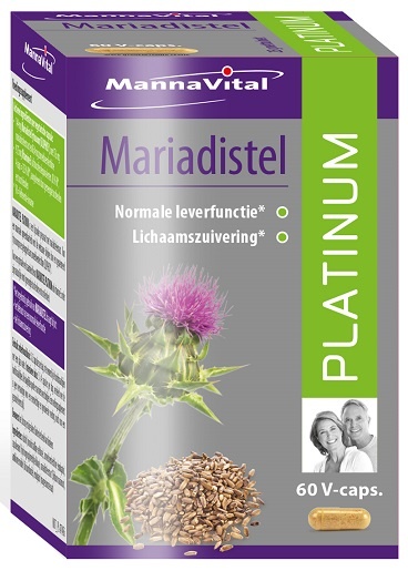 Mannavital Mannavital Mariendistel Platin (60 Vegetarische Kapseln)