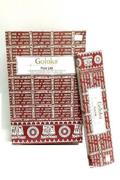 Goloka Goloka Räucherstäbchen goloka reines leben (15 gr)